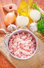 Image showing minced meat