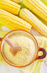 Image showing corn flour