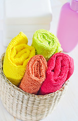 Image showing color towels