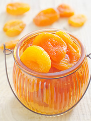 Image showing dry apricots