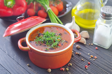 Image showing bean soup