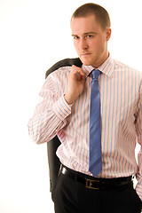 Image showing Portrait of a young businessman