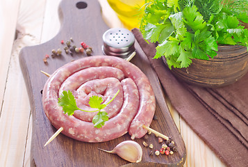 Image showing sausages