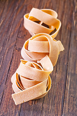 Image showing raw pasta