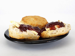 Image showing Biscuits and Jelly