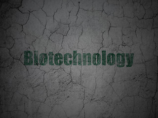 Image showing Science concept: Biotechnology on grunge wall background