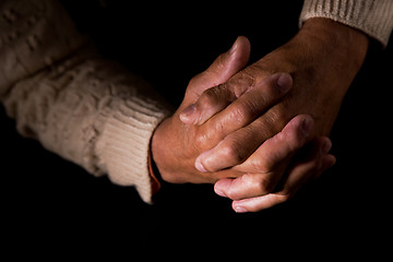 Image showing Praying man