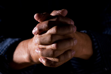 Image showing Praying hands