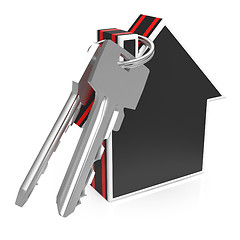Image showing Keys And House Shows Home Security