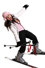 Image showing Fun ski trip