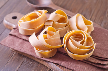 Image showing raw pasta