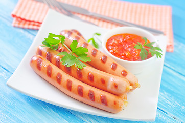 Image showing sausages