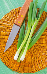 Image showing green onion