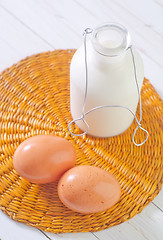 Image showing milk and eggs