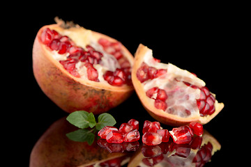 Image showing ripe pomegranate fruit