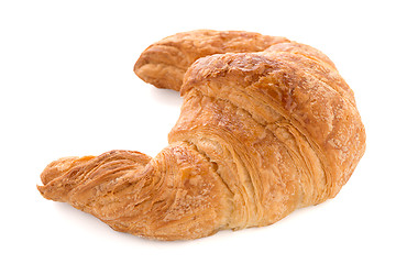 Image showing Fresh croissant on white