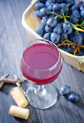 Image showing homemade wine in glass