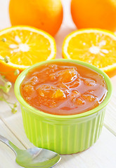 Image showing orange jam