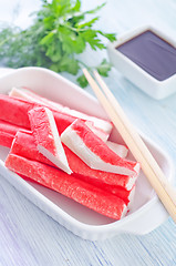 Image showing crab sticks