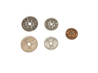 Image showing danish coins