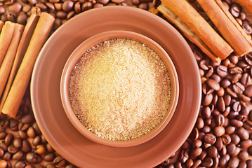 Image showing sugar and coffee