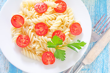 Image showing pasta with tomato