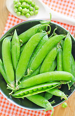 Image showing green peas