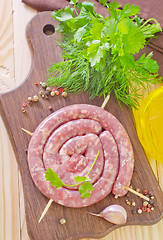 Image showing sausages