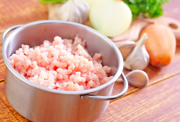 Image showing minced meat