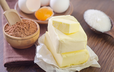 Image showing ingredients for brownie