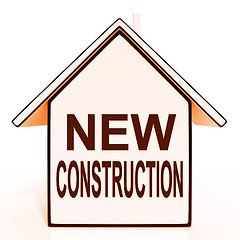 Image showing New Construction House Shows Recent Building Or Development