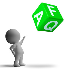 Image showing FAQ Dice Showing Information And Answers