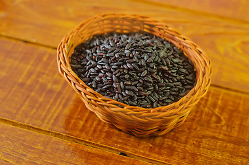 Image showing black rice