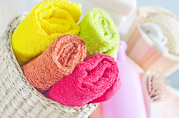 Image showing color towels