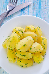 Image showing boiled potato