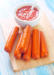 Image showing sausages