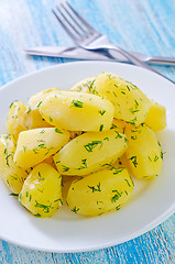 Image showing boiled potato