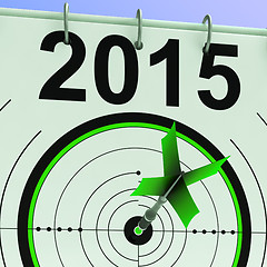 Image showing 2015 Calendar Shows Planning Annual Projection