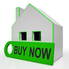 Image showing Buy Now House Means Express Interest Or Make An Offer