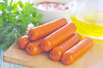 Image showing sausages