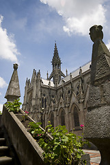 Image showing basilica quito ecuador