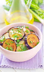 Image showing fried eggplant