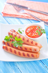 Image showing sausages