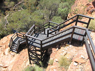 Image showing mountain stairs