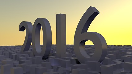 Image showing 2016  and  sunrise