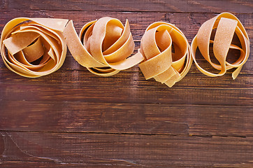 Image showing raw pasta