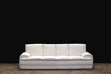 Image showing White Sofa