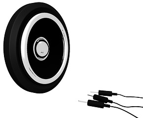 Image showing Audio Speaker Shows Musical Equipment Or Loudspeakers