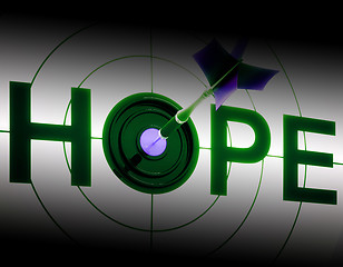 Image showing Hope Shows Sign Of Prayer And Faith