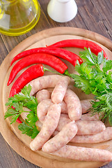 Image showing sausages